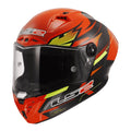 LS2 FF805C Thunder Carbon GP Aero Fire - Red / Black