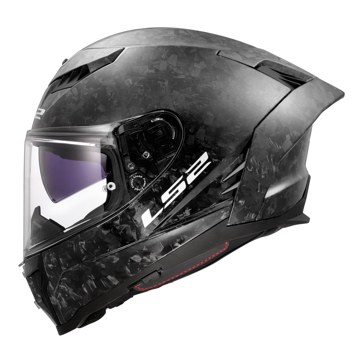 LS2 FF807 Dragon Carbon Forged Helmet - Gloss Carbon 06