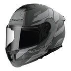 LS2 FF808 Stream II Shadow Helmet - Matte Titanium / Grey 06
