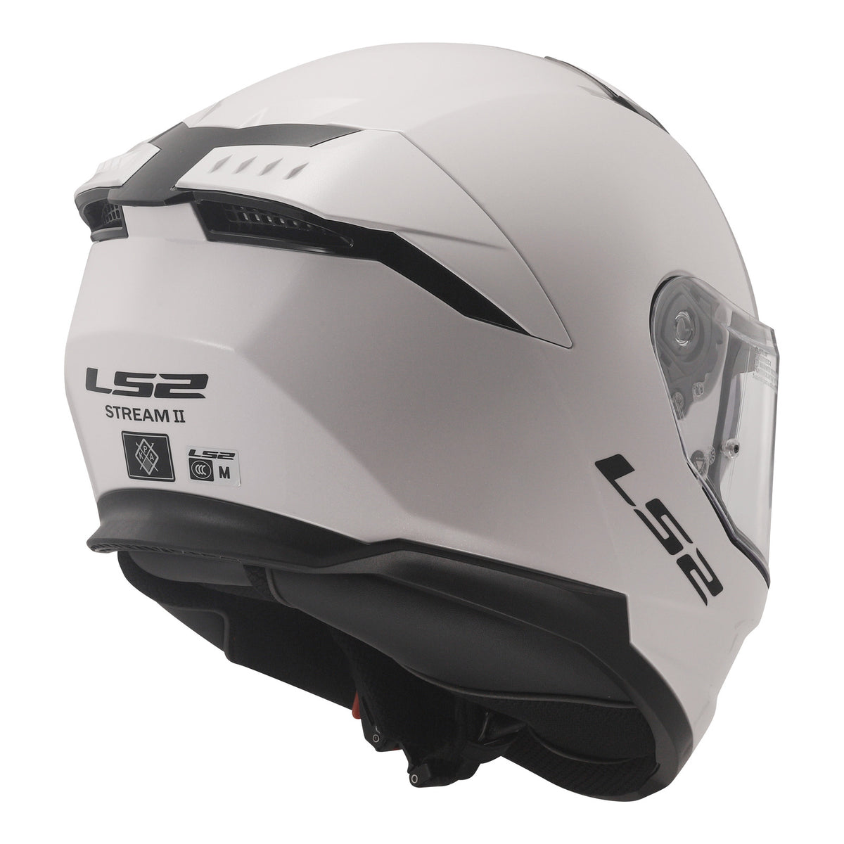 LS2 FF808 Stream II Helmet - White 06