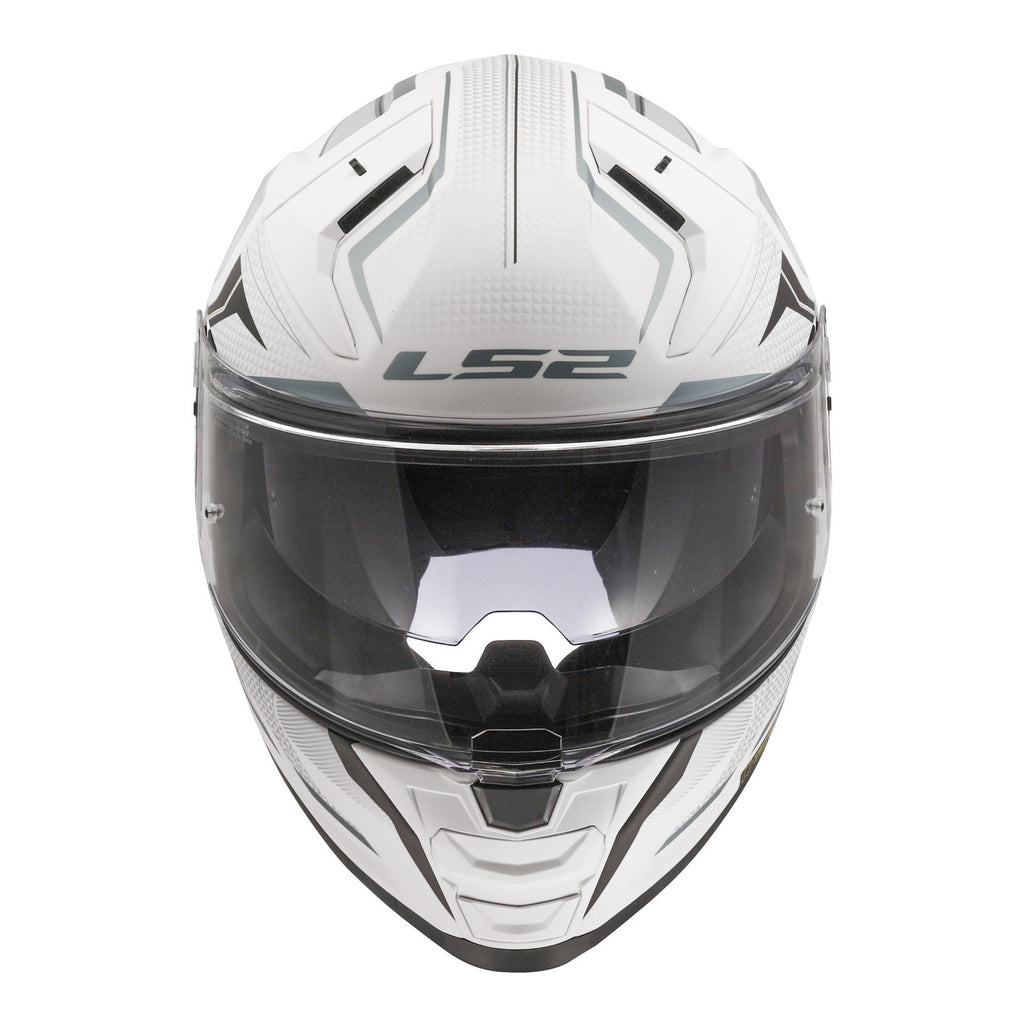 LS2 FF811 Vector II Alizer - Matte White / Silver 06