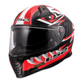 LS2 FF811 Vector II Buntri Helmet - Black / Red