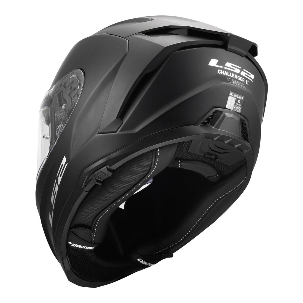 LS2 FF817 Challenger II Solid Helmet - Matte Black