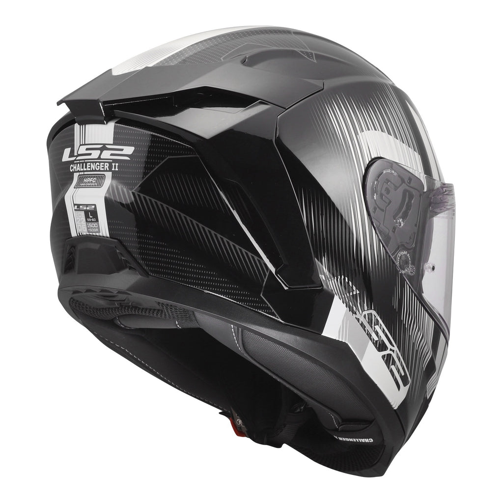 LS2 FF817 Challenger II Nitro Helmet - Black / Grey