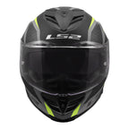 LS2 FF818 Storm III Dynamo Helmet - Black / Hi-Vis Yellow