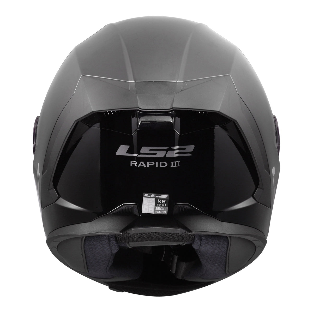 LS2 FF820 Rapid III Solid Helmet - Gloss Black