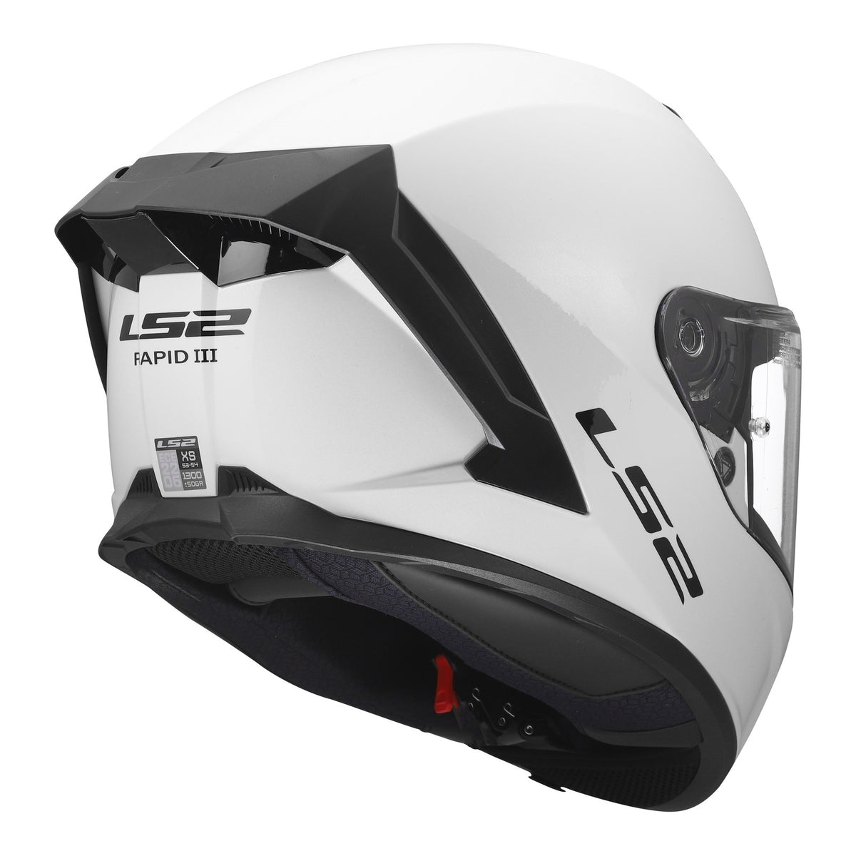 LS2 FF820 Rapid III Solid Helmet - Gloss White