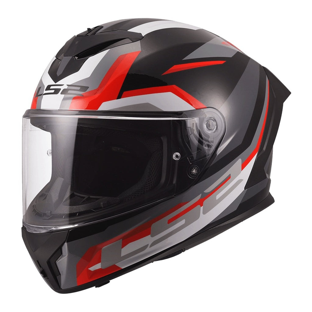 LS2 FF820 Rapid III Hyper Helmet - Black / Red