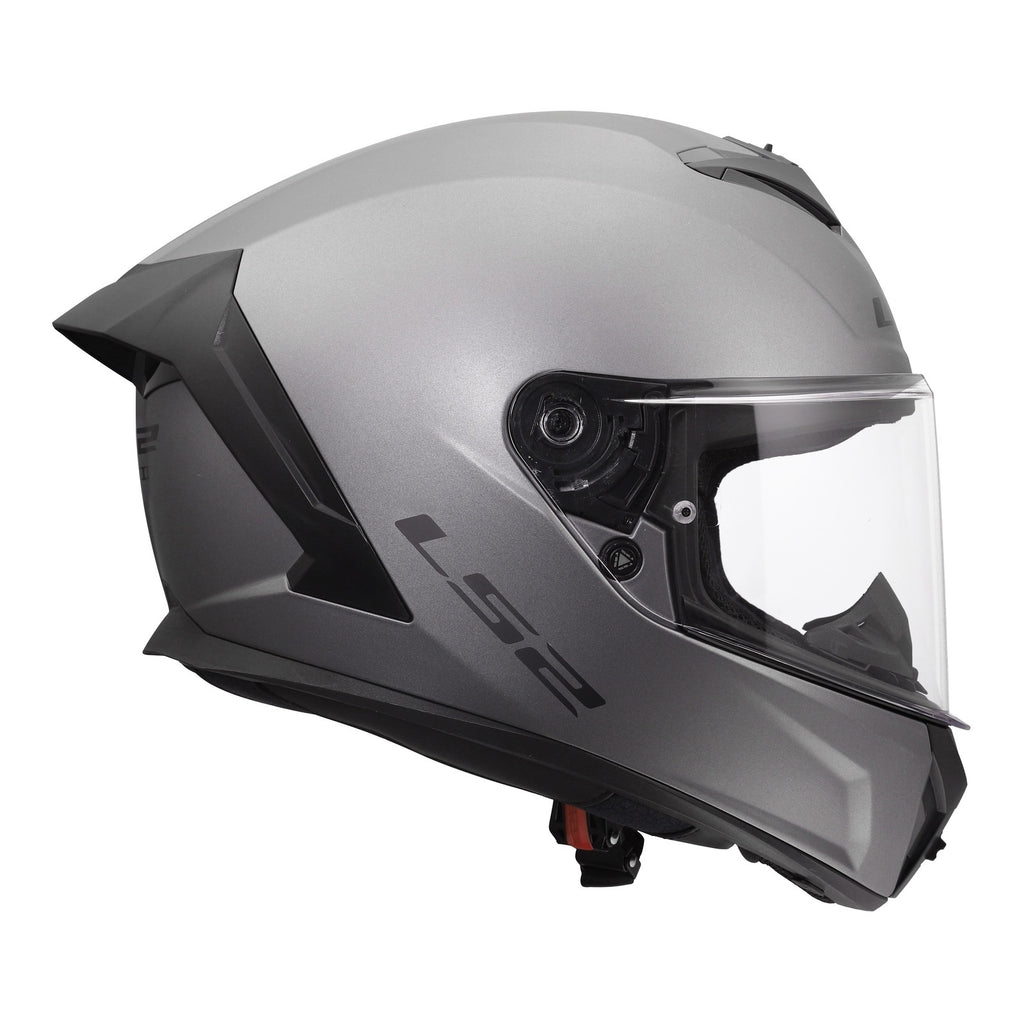 LS2 FF820 Rapid III Solid Helmet - Matte Titanium