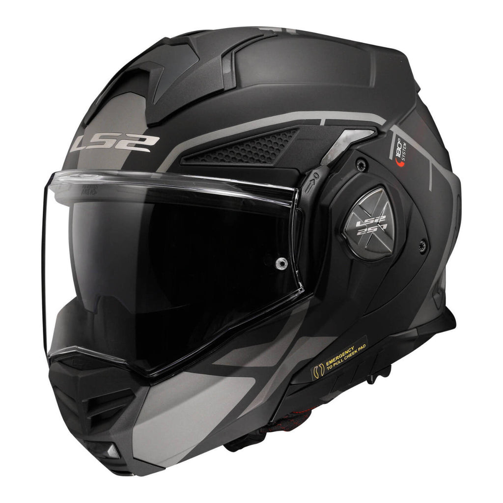 LS2 ff901 Advant X Metryk Helmet - Matte Titanium
