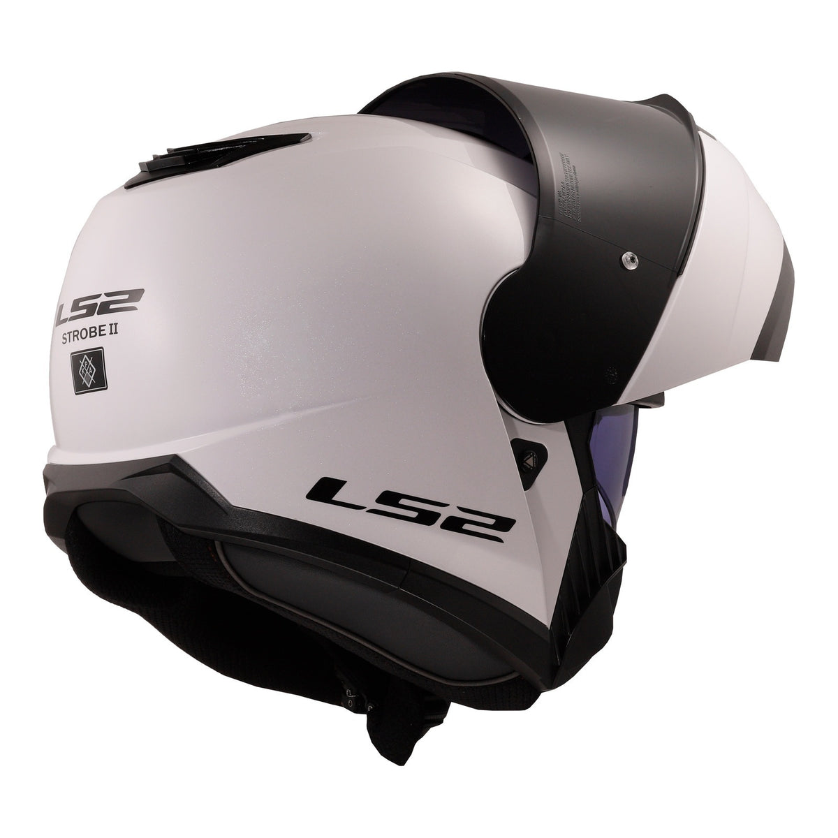 LS2 FF908 Strobe II Helmet - White 06
