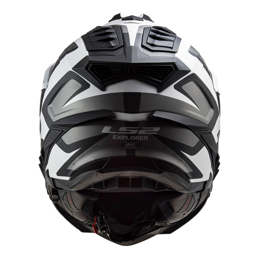 LS2 MX701 Explorer Alter HPFC Helmet - Matte Black / White 06