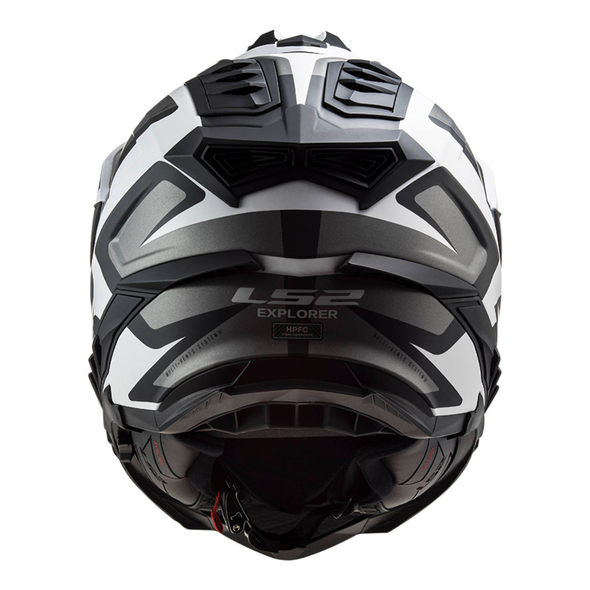 LS2 MX701 Explorer Alter HPFC Helmet - Matte Black / White 06