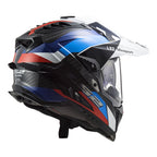 LS2 MX701 Explorer Carbon Frontier Helmet - Black / Blue
