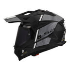 LS2 MX702 Pioneer II Hill Helmet - Matte Black / White 06