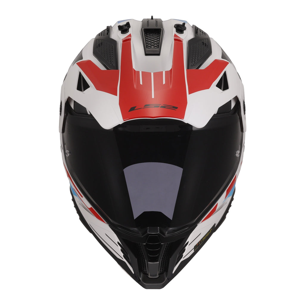 LS2 MX702 Pioneer II Namib - White / Red / Blue 06