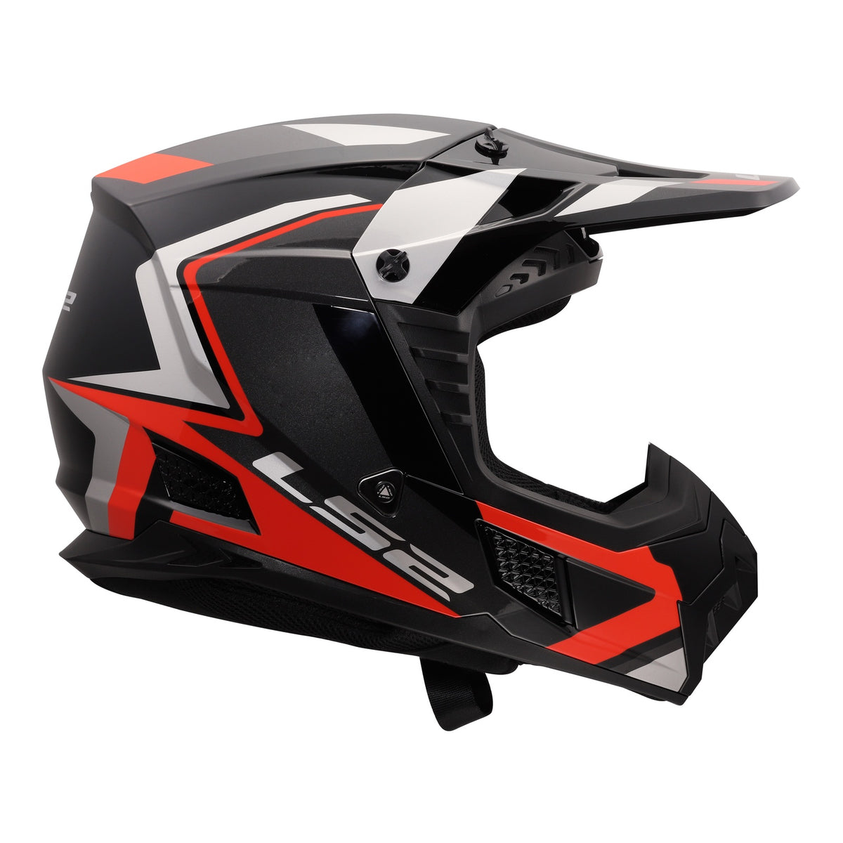 LS2 MX706 COZ Frontier II Helmet - Red / Black / Titanium