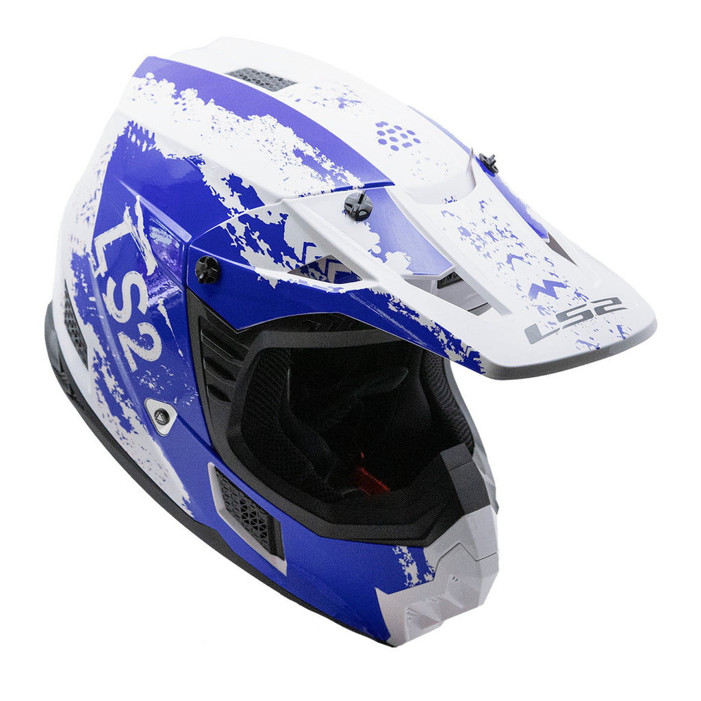 LS2 MX706J COZ Hyde Junior Helmet - Blue / White 06