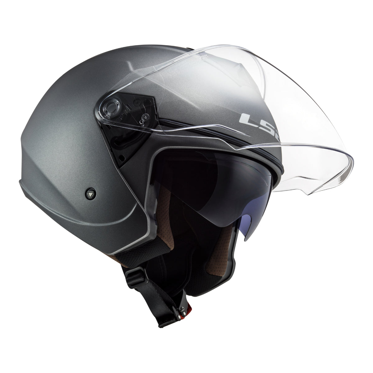 LS2 OF573 Twister II Single Mono Helmet - Matte Titanium