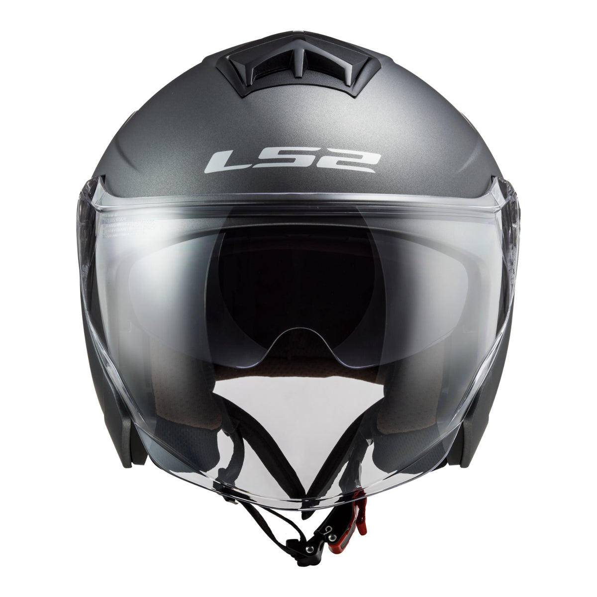 LS2 OF573 Twister II Single Mono Helmet - Matte Titanium
