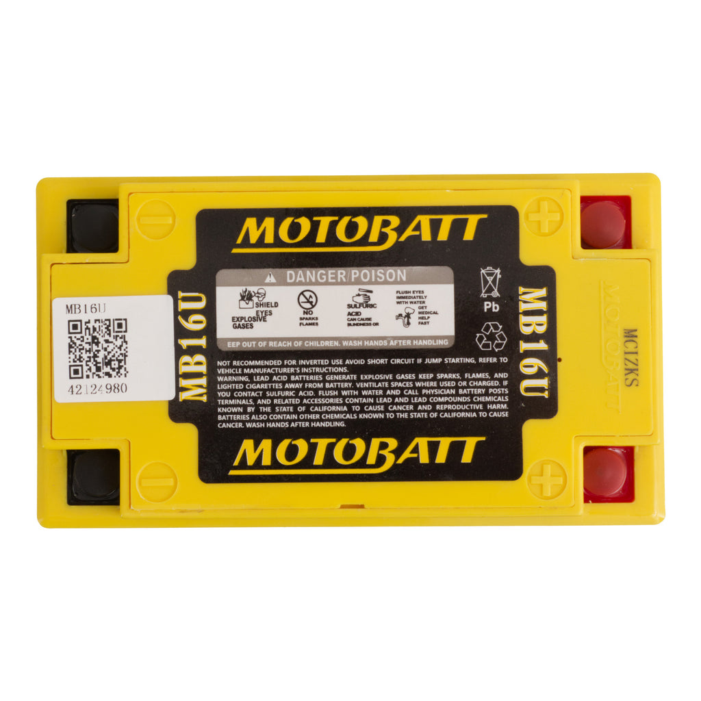 Motobatt Battery Quadflex AGM - MB16U
