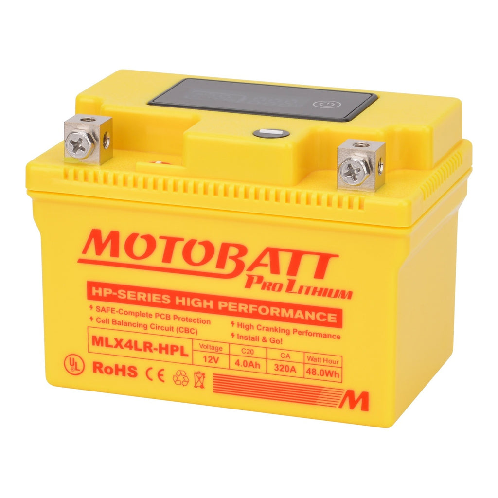 Motobatt Pro Lithium Battery MLX4LR-HPL *10 for Yamaha