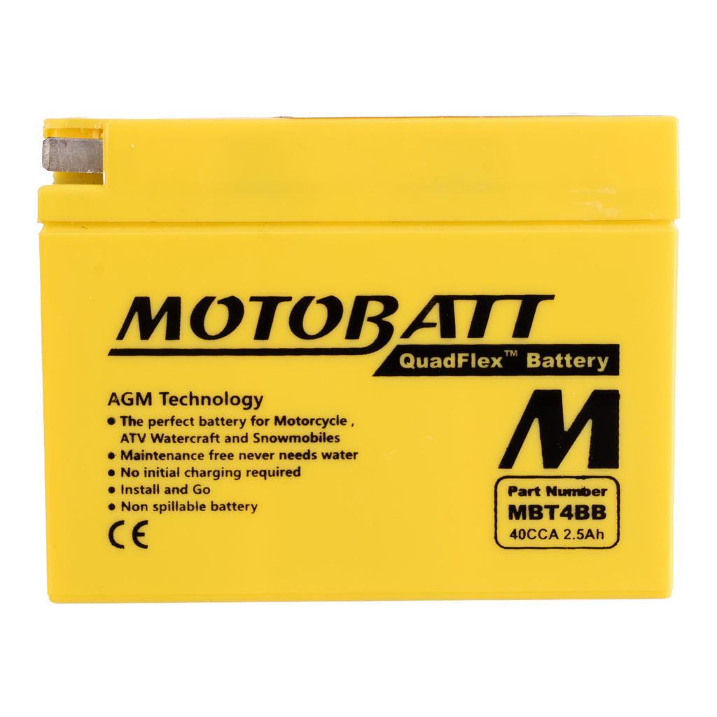 Motobatt Battery Quadflex AGM - MBT4BB