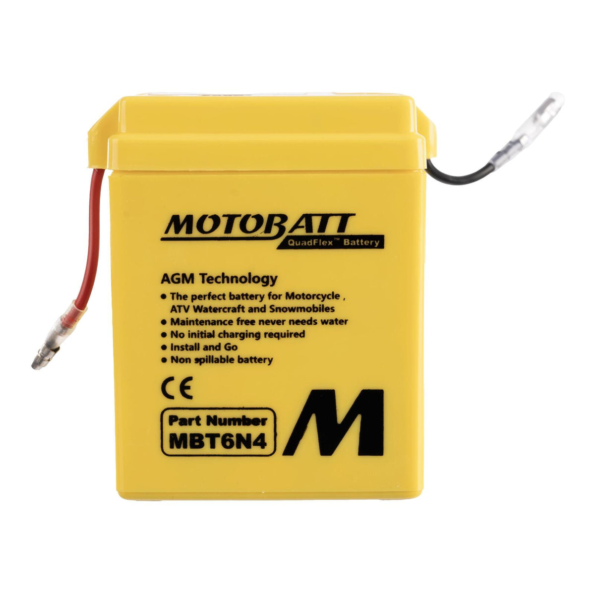 Motobatt Battery Quadflex AGM - MBT6N4
