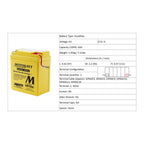 Motobatt Battery Quadflex AGM - MBT6N6