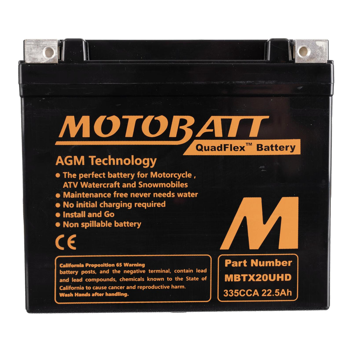 Motobatt Battery Quadflex AGM - MBTX20UHD