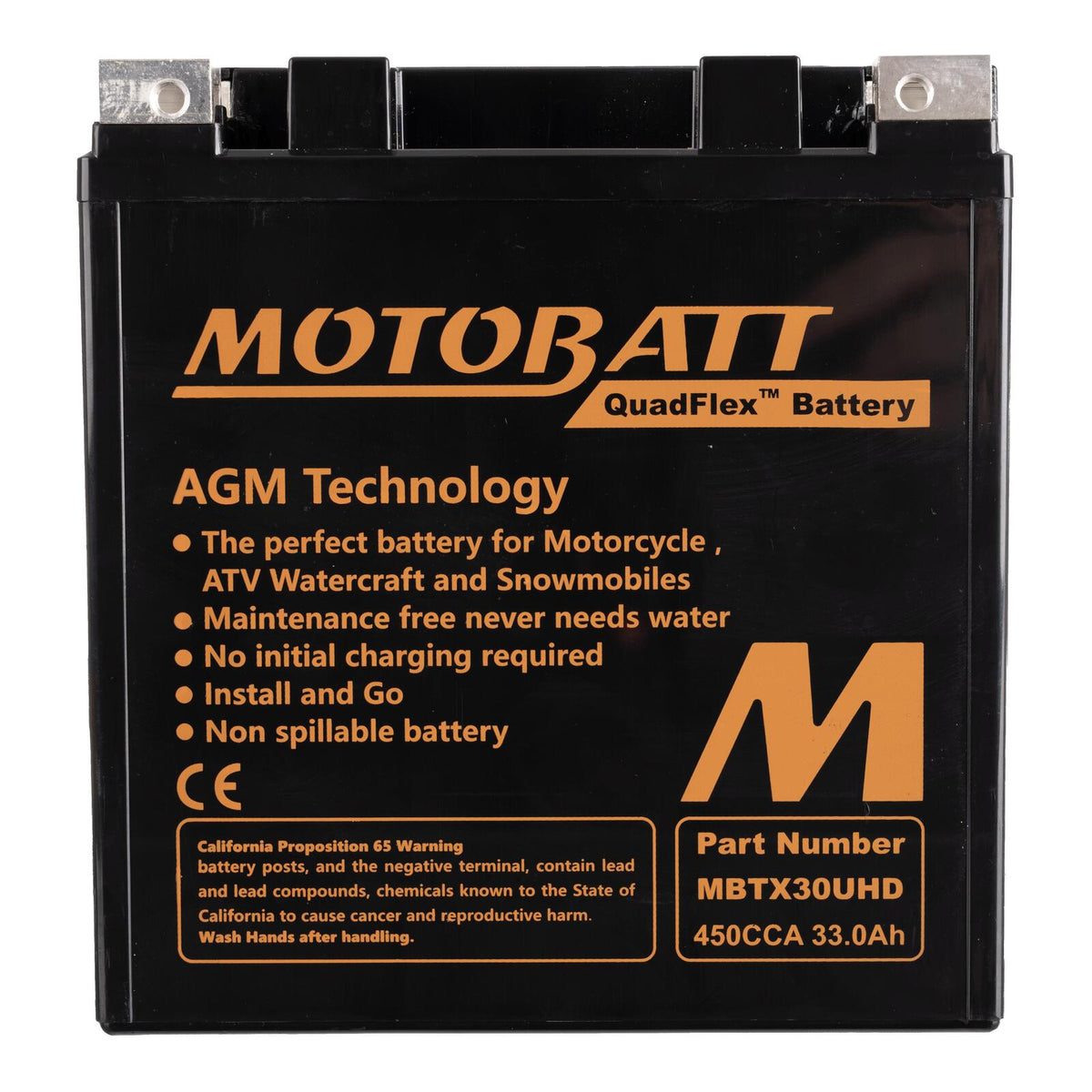 Motobatt Battery Quadflex AGM - MBTX30UHD