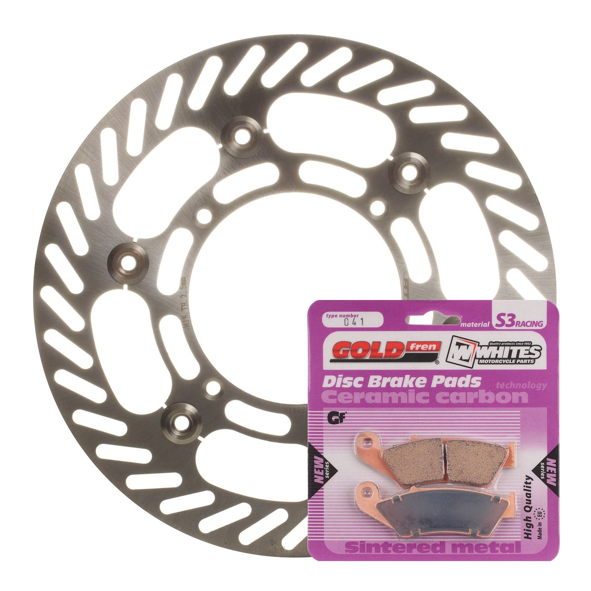 Brake Disc & Pad Front Kit - Kawasaki KX250F '04-'05