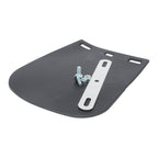 WMP MUDFLAP BLK PVC LGE MOTORCYCLE