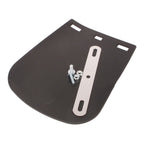 WMP MUDFLAP BLK PVC LGE MOTORCYCLE