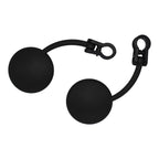 WMP Mirror Pair Universal Folding Enduro 7/8 Black