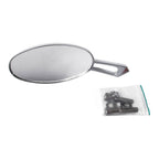 WMP Mirror Oval Cruiser Right-hand Short Stem