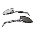 WMP Mirror Universal Skeleton Hand Chrome/Black 10mm (Pair)