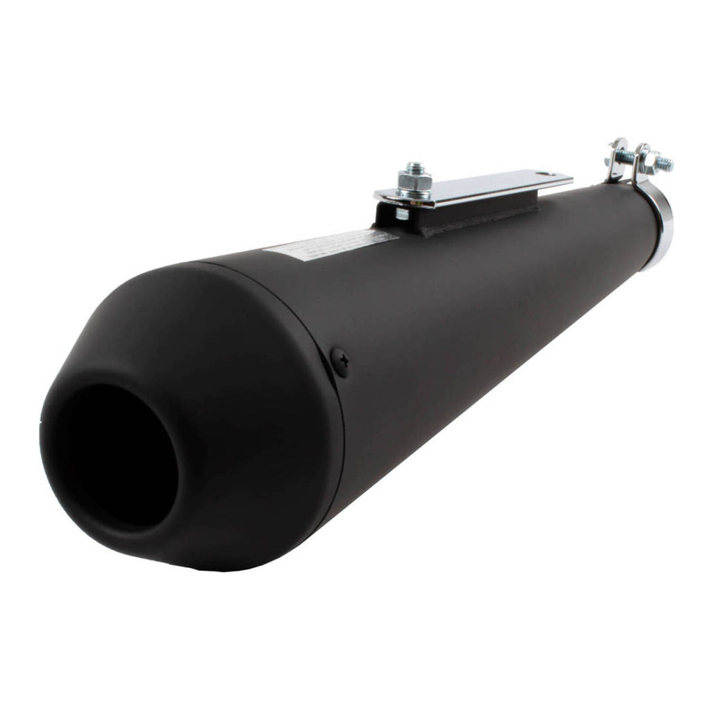 WMP Muffler Shorty Megaphone Reverse Cone - Black
