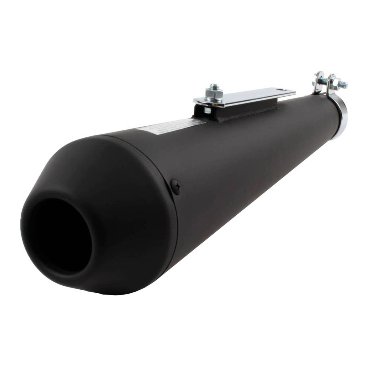 WMP Muffler Shorty Megaphone Reverse Cone - Black