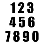 WMP Race Number - Black #0 (10 Pack)