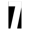 WMP Race Number - White #7 (10 Pack)
