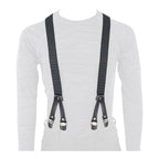 Oxford Riggers Braces Chic Black