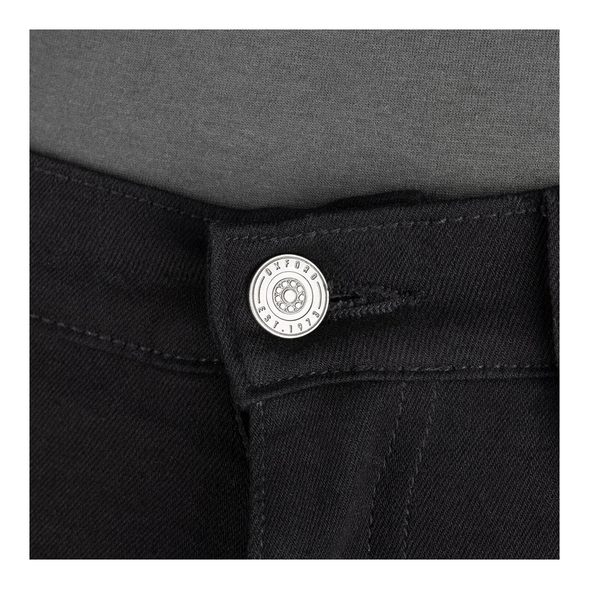 Oxford Super Stretch Men's Jeans - Black (Short)