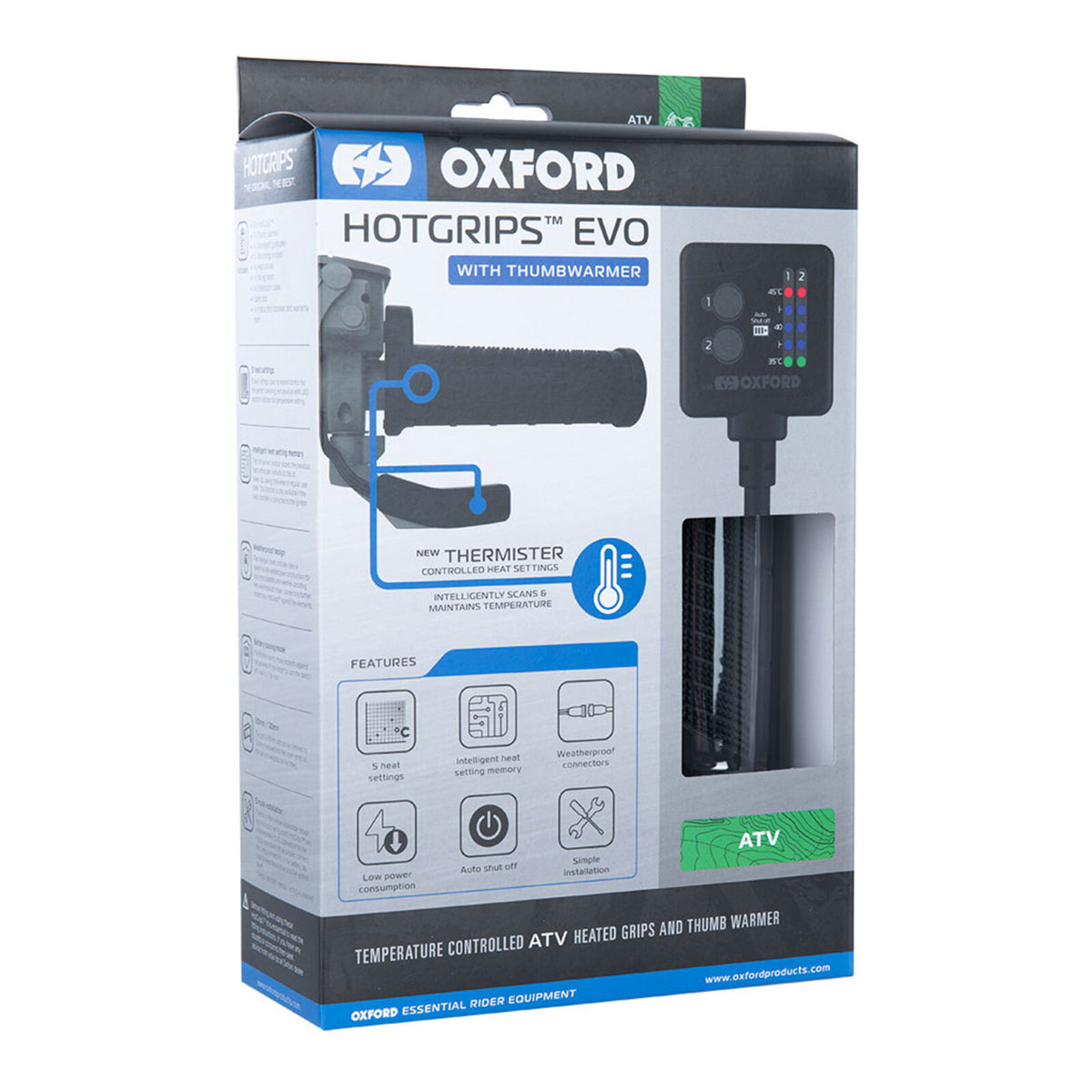 Oxford EVO HotGrips®  ATV - V9 Dual Thermister Switch