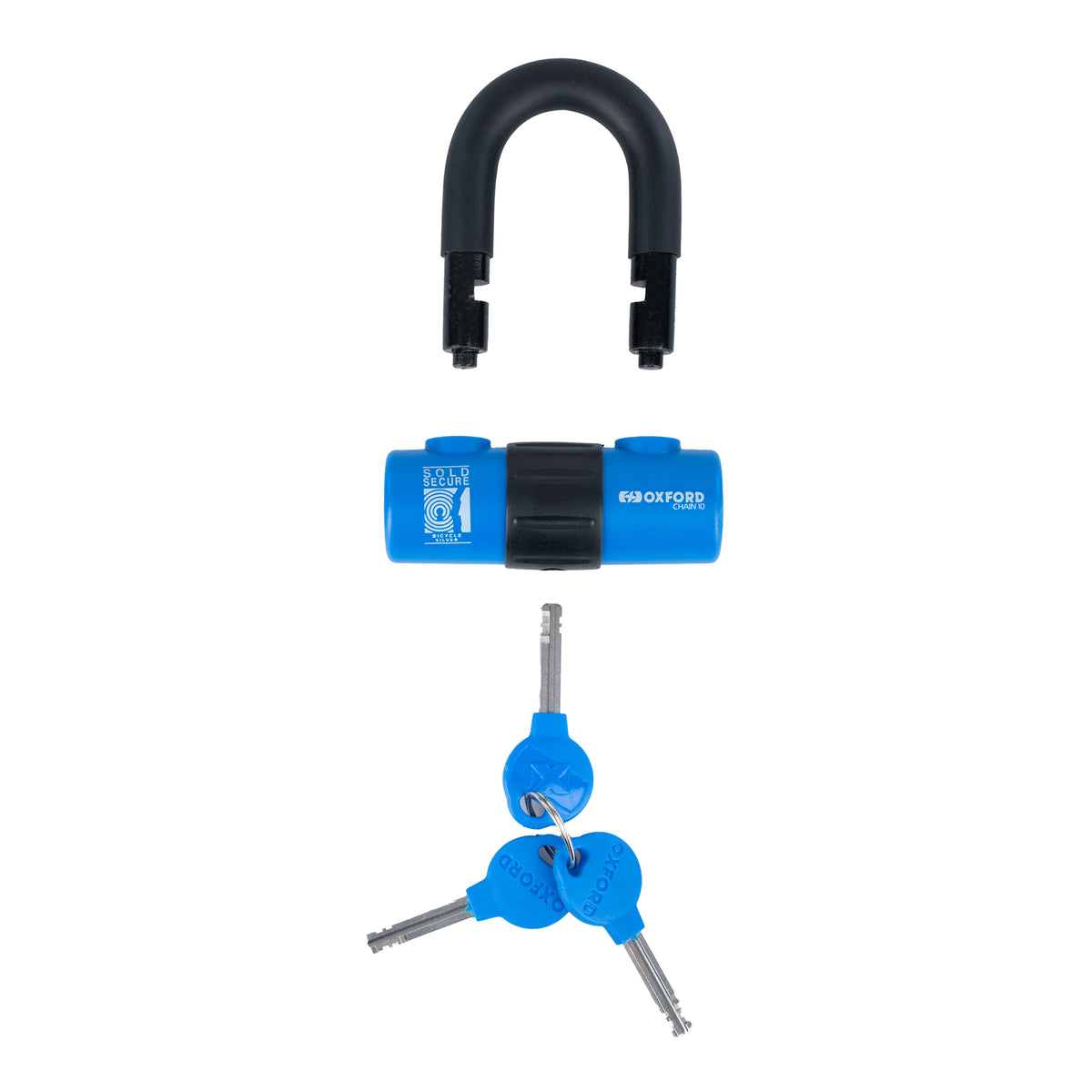 Oxford Chain 10mm Lock & Mini Shackle 10mmx1400mm