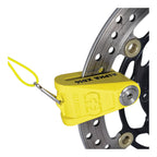 Oxford Alpha XD14 Stainless Disc Lock(14mm Pin) - Yellow