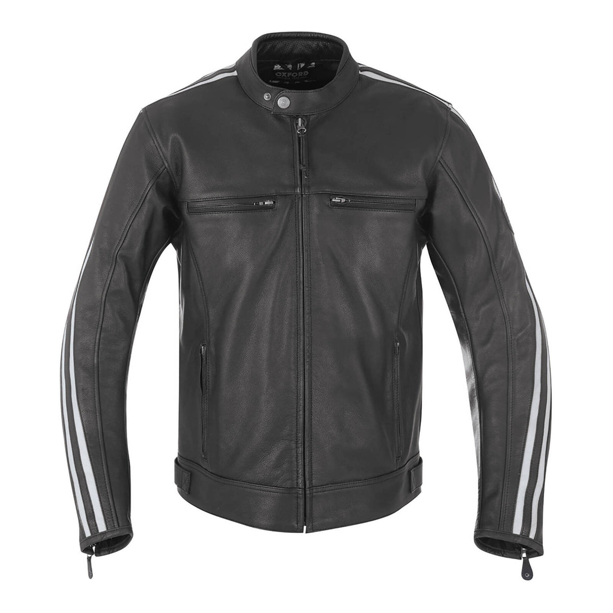 Oxford Bladon Leather Jacket - Black