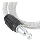 Oxford Bumper Cable Lock 6mm X 600mm - Clear
