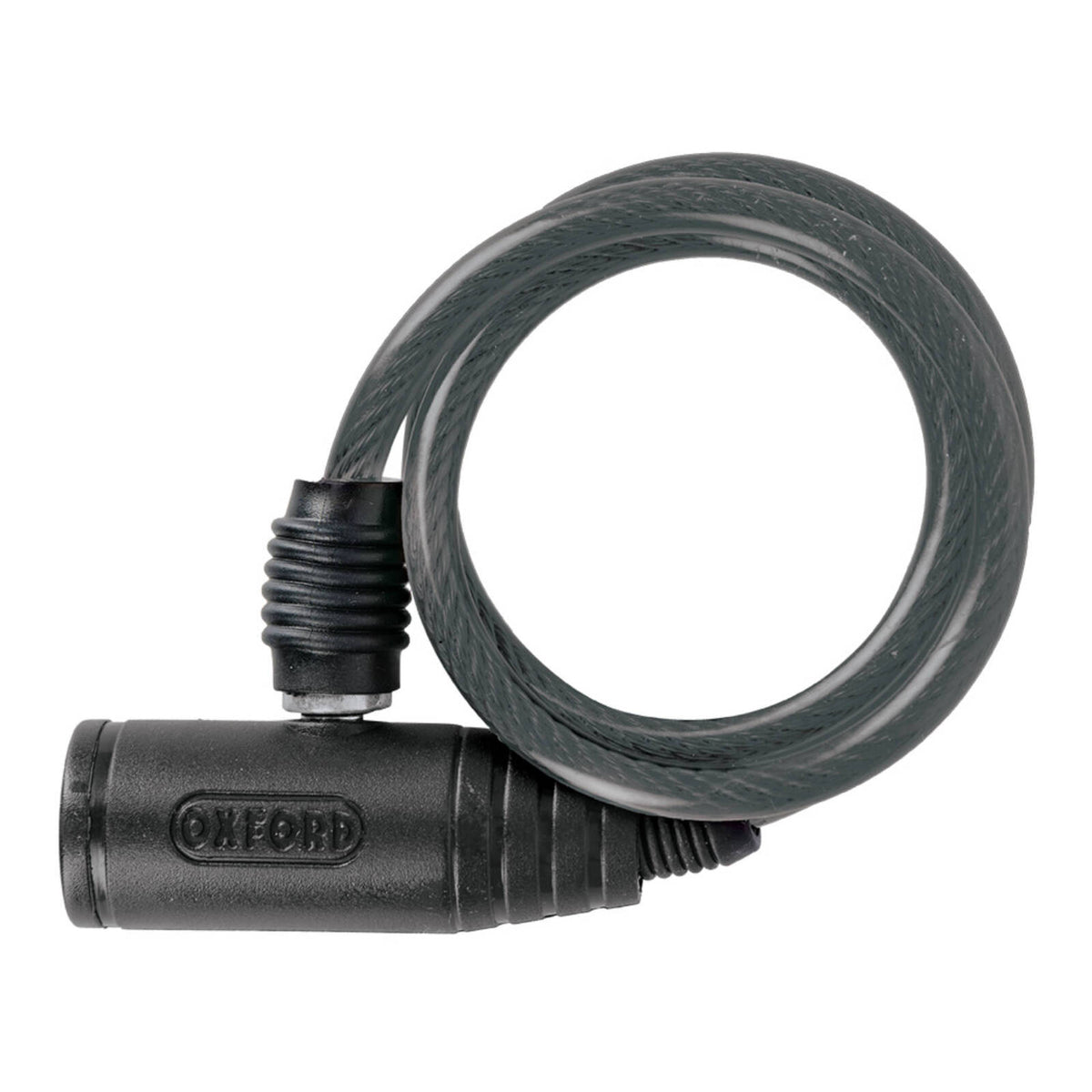 Oxford Bumper Cable Lock Smoke 6mm X 600mm