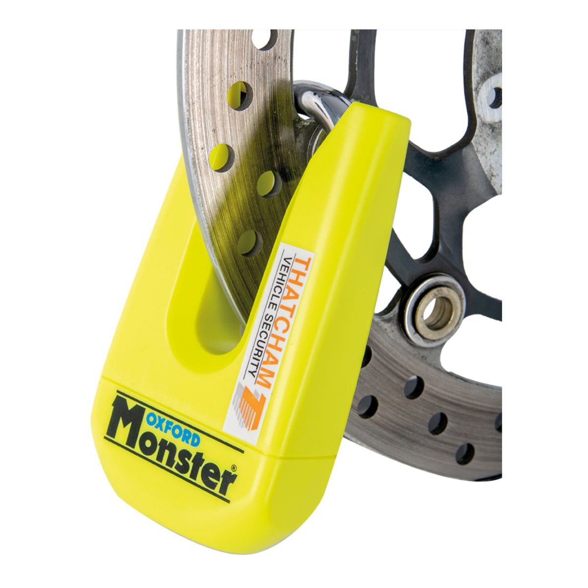 Oxford Monster Disc Lock - Yellow